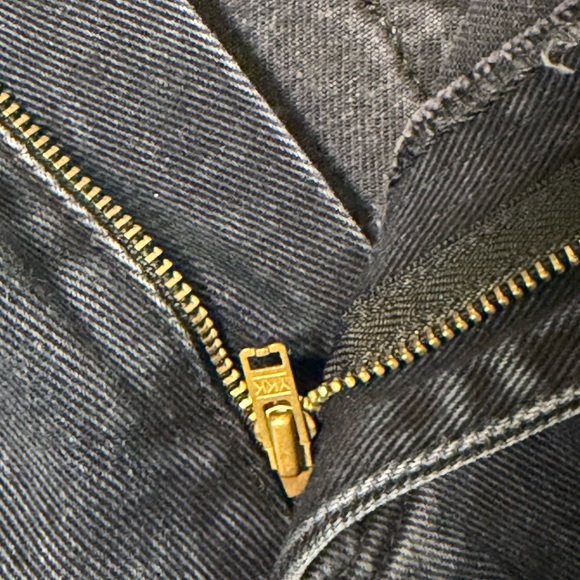 D&G Women's Black Straight-Leg Jeans with Distressed Waist and Hem - Picture 8 of 9